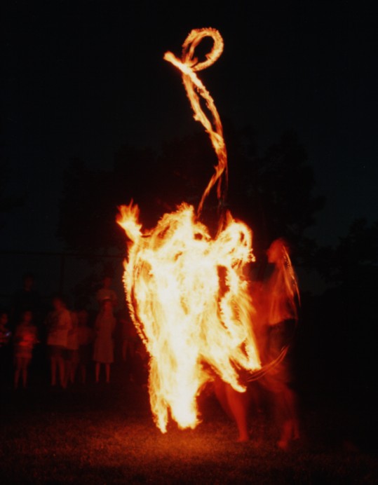 fire juggling